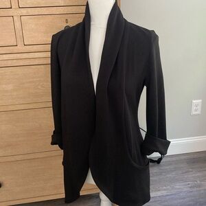 Melanie knit tunic blazer